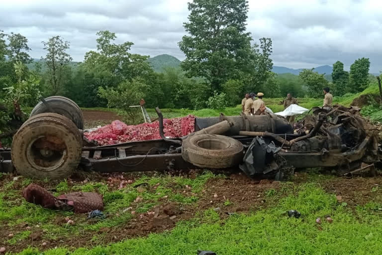 accident in malegam in dang