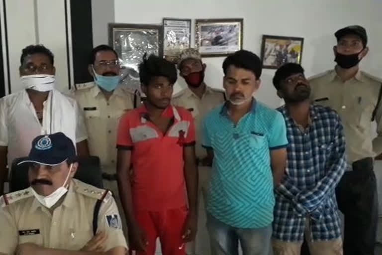 arrested three accused