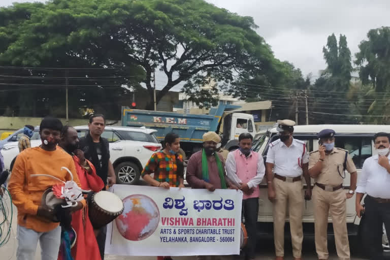 Covid awareness in Bengaluru