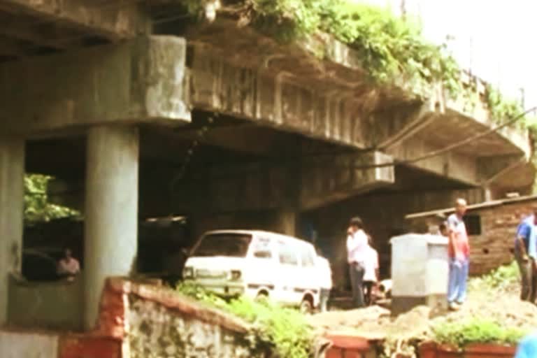 Dhanbad life line overbridge in shabby condition