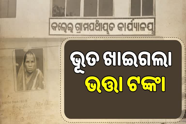 ଭୂତ ଟିପରେ ଉଠୁଛି ଭତ୍ତା, ଚଳୁ କରୁଛନ୍ତି ସରକାରୀ ଗୁଣିଆ