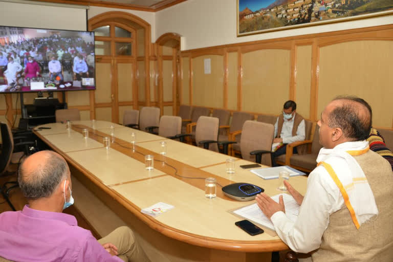 CM Jairam inaugurates 45 crore schemes online