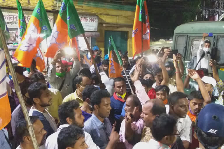 BJP workers were allegedly attacked