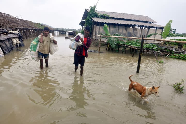 Flood Waters Continue To Recede In Assam