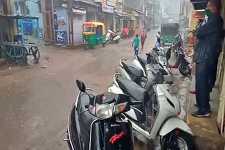 Etv Bharat, Gujarati News, Rain in Mehsana News