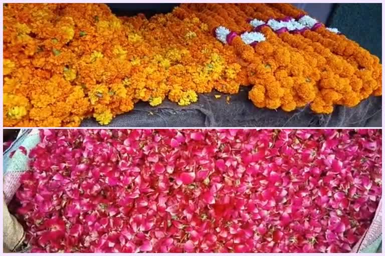 recession in nangloi flowers market people upset due to no sale