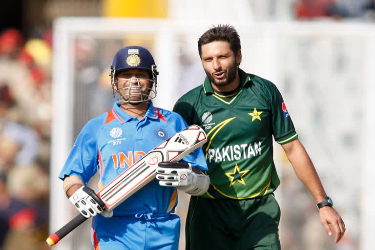 shahid afridi has claimed that sachin tendulkar has a fear of shoaib akhtar