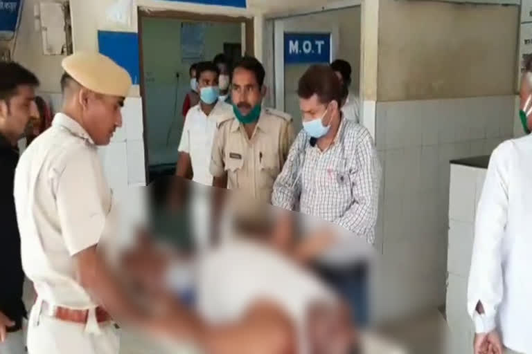 karauli news,  rajasthan news,  etvbharat news,  rajasthan hindi news,  पुलिस जवान की मौत,  चंदेलीपुरा पुलिस चौकी,  करौली में पुलिसकर्मी की मौत