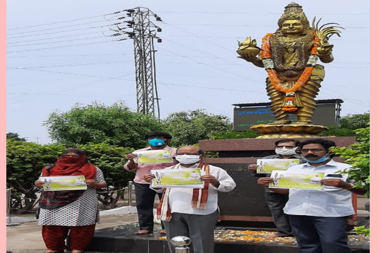 telugu dhandu protest at maddhipalem vishakapatnam