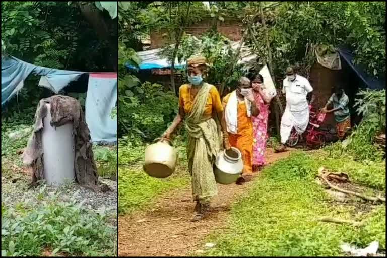 drinking water crisis in kasargod  drinking water crisis  കാസര്‍കോട് വാര്‍ത്തകള്‍  കുടിവെള്ള പ്രശ്‌നം