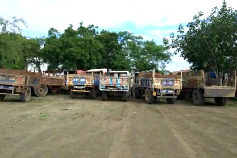 Major action by the police on illegal mining