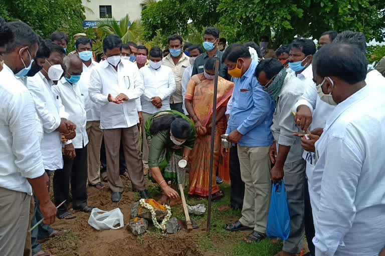 mla chittem rammohan reddy participated in haritha haaram