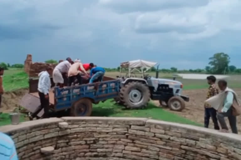 dead body of woman found in a well