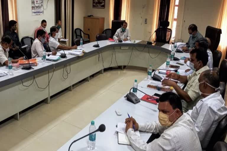 district health committee meeting,  corona virus,  corona virus in jalore,  Review of health scheme