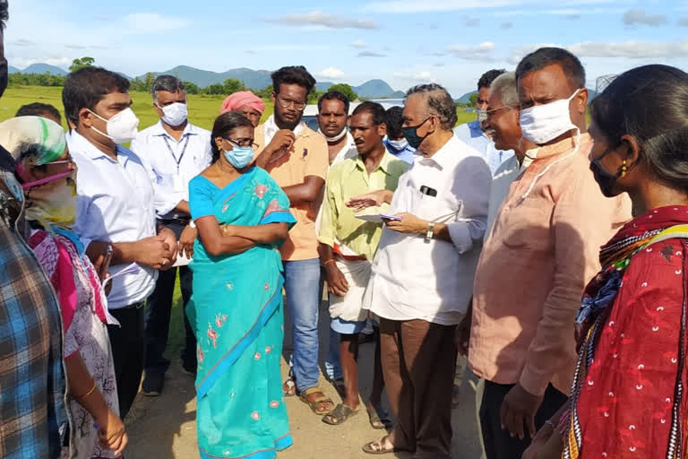 State Seed Development Corporation MD visits bucchayapeta mandal in visakha district