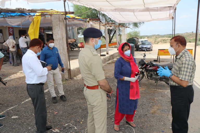 Collector and SP including Chambal Commissioner conducted surprise inspection of  city congregations