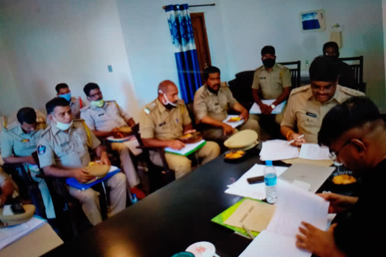 enforcement bureau additinal sp rahul dev singh visit narsipatnam police station