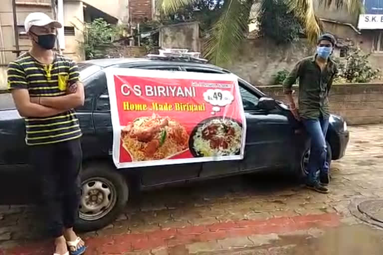 two boys started homemade biriyani at hubballi