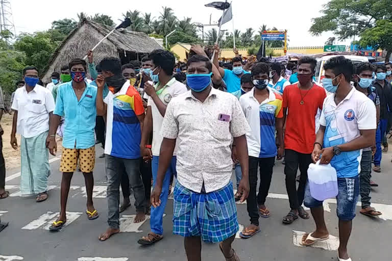 nagai fishermen protest