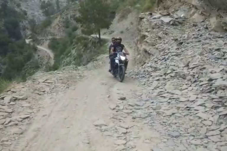 road condition in Chamba