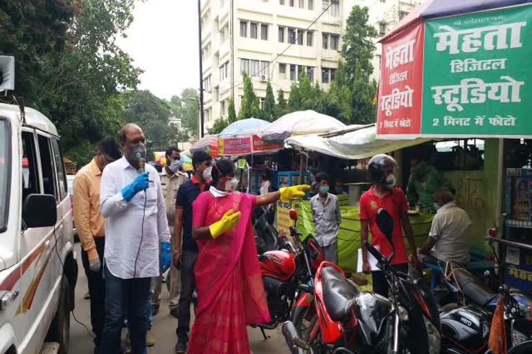 Ranchi Municipal Corporation run awareness campaign on Corona