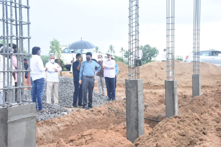 sangareddy collector hanumantha rao inspected development works in villages