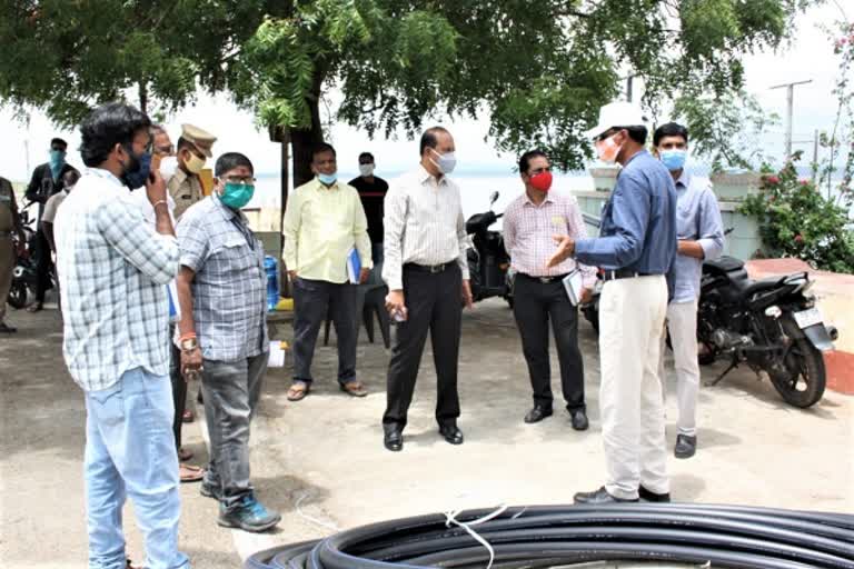 installation of the cameras at Nagarjuna Sagar