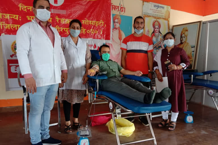 Blood donation camp