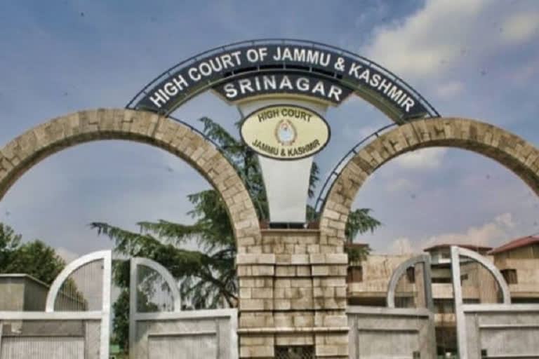 Jammu and Kashmir high court (file image)