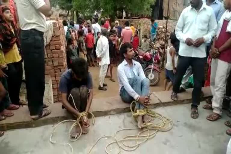 भरतपुर में चोरों को पकड़ा, Thieves caught in Bharatpur