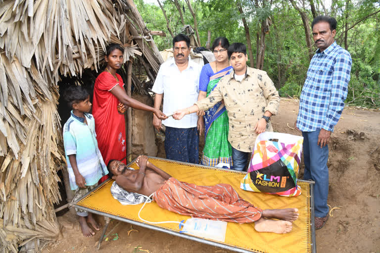 help to needy family at pothey palem