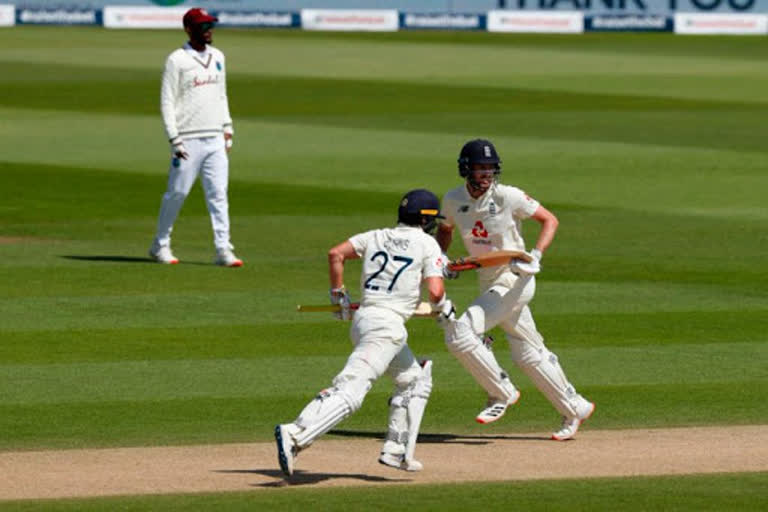 Eng V WI 1st test, Day4: Burns-Sibley fightsback, England cross 50 mark