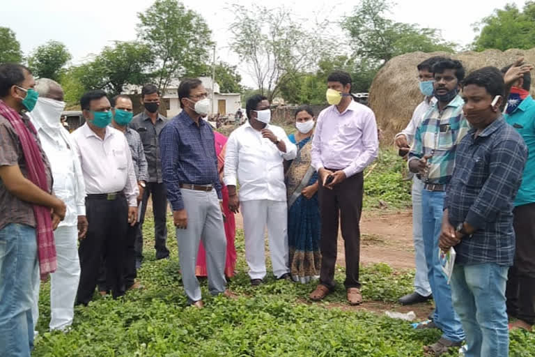 collector vinay krishna visit suryapeta villages