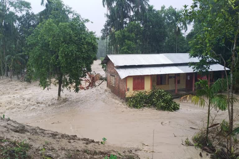 Danger flood At Bajali