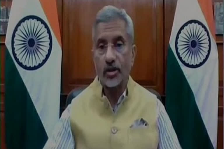 EAM S Jaishankar speaking at India Global Week 2020