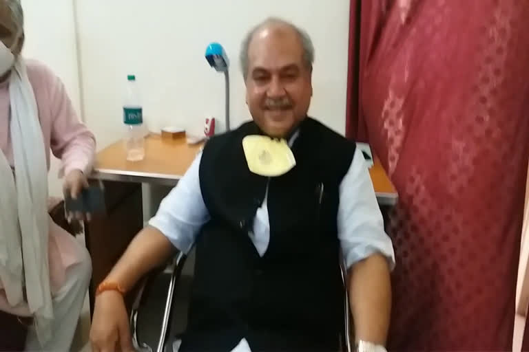 Union Minister Narendra Singh Tomar