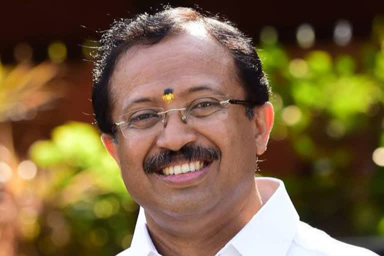 Bjp  സ്വർണക്കടത്ത് കേസ്  കോടിയേരി ബാലകൃഷ്ണന് എതിരെ വി മുരളീധരൻ  കാസർകോട് ബിജെപി സമ്മേളനം  gold smuggling case  muraleedharan against kodiyeri balakrishnan  kasargode bjp meet news  ബിജെപി വാർത്ത