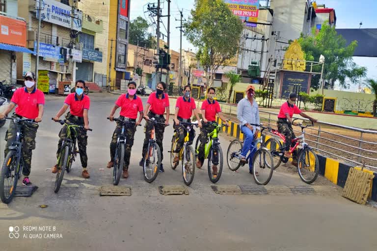 Cycle Awareness Jatha by the Police