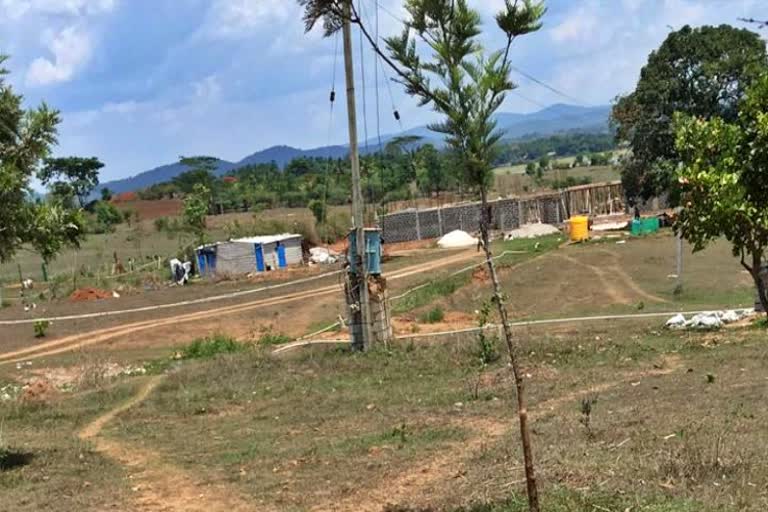 Illegally constructing resort in Kabini backwater area