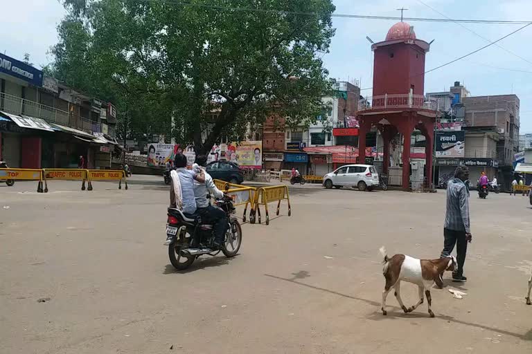 Sunday lockdown in Ashoknagar