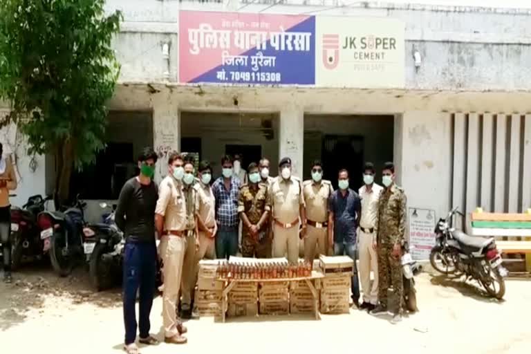 Police action against liquor mafia