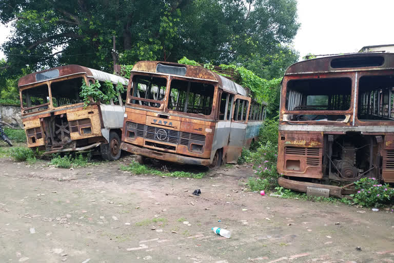 bus stop in jamui