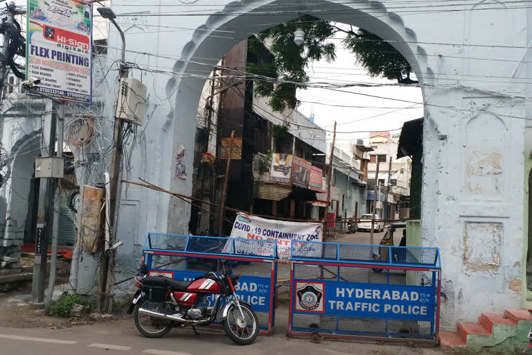 corona containment zones in old city hyderabad