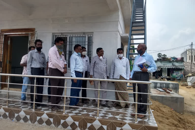 panchayathi raj chief Engineer visited narsannapeta srikakulam district