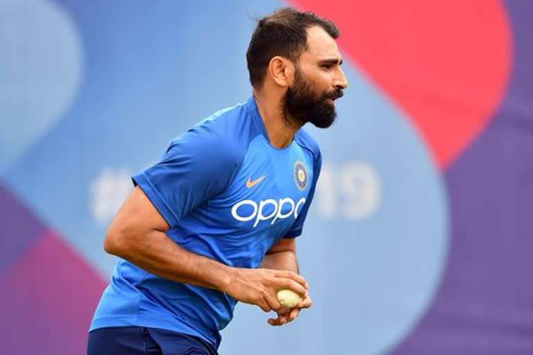 Indian fast bowler Mohammed Shami