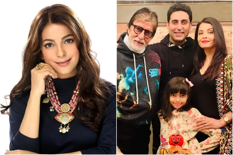 juhi chawla troll on twitter for tweeting about amitabh bachchan abhishek bachchan well being