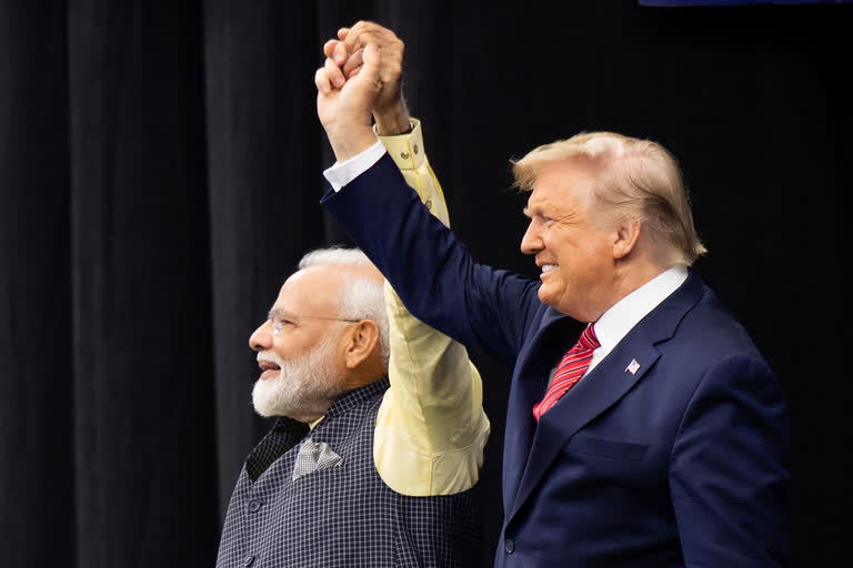 PM Narendra Modi with US President Donald Trump