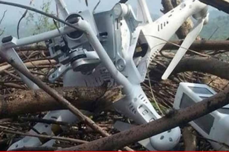 drone  Indian Army  Jammu  ജമ്മുവില്‍ പൊലീസില്‍ ആശയകുഴപ്പം സൃഷ്‌ടിച്ച് ഉപേക്ഷിക്കപ്പെട്ട നിലയില്‍ കണ്ടെത്തിയ ഡ്രോണ്‍  ഡ്രോണ്‍  ജമ്മു കശ്‌മീര്‍  ഡ്രോണ്‍