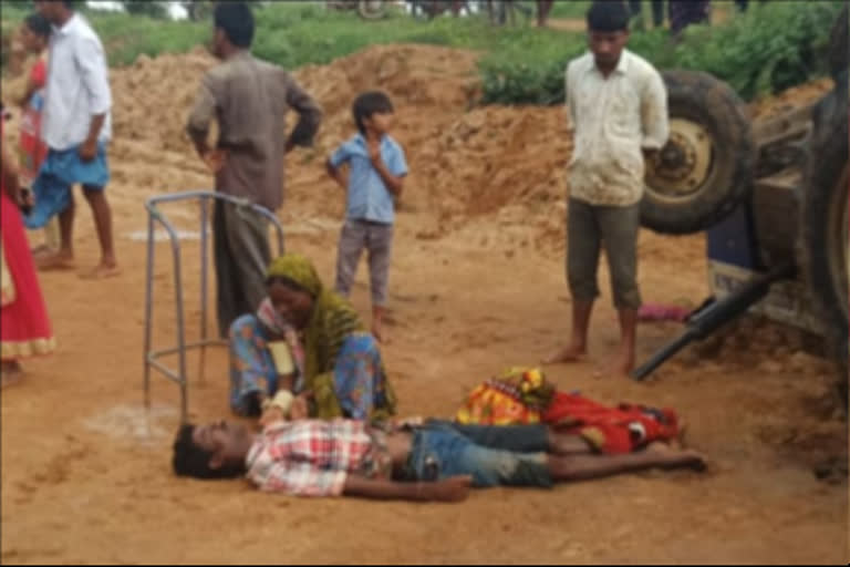 tractor accident AT WARANGAL RURAL DISTRICT