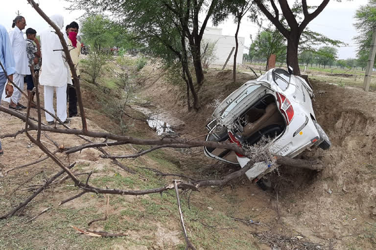 Road accident Sri ganganagar, सड़क हादसा श्रीगंगानगर